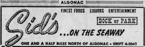 Sids on the River - 1965 Ad (newer photo)